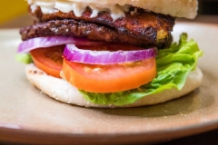 Real tasty gourmet burger